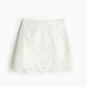 H&M Skirt with Eyelet Embroidery size 14
